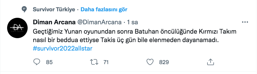 diman arcana dan takis in elenmesiyle ilgili dikkat ceken yorum